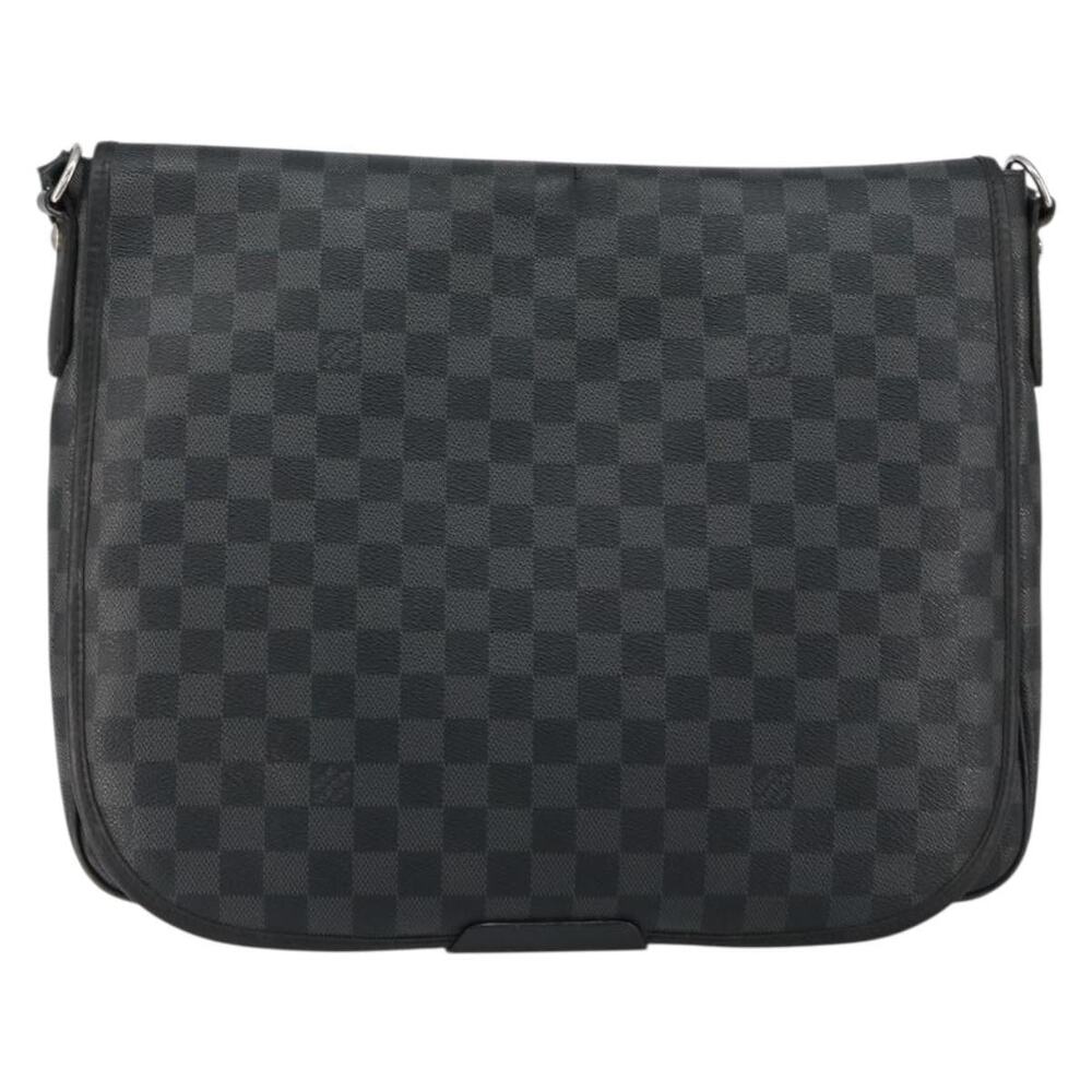 Louis Vuitton Damier Graphite Daniel MM Shoulder Bag Black